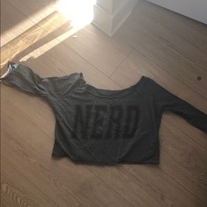 Nerd crop top